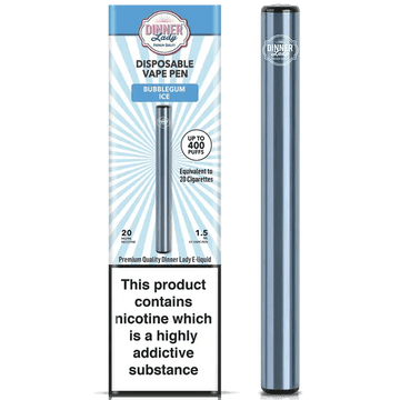 Dinner Lady Bubblegum Ice Disposable Vape Pen 20mg - welzo