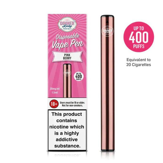 Dinner Lady Pink Berry Disposable Vape Pen 20mg - welzo