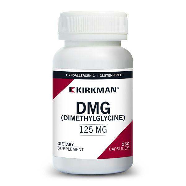 DMG (Dimethylglycine)- 125 mg - Hypoallergenic- 250 Capsules- Kirkman - welzo