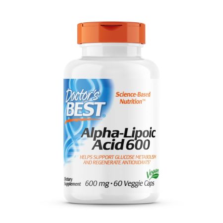 Cel mai bun acid alfalipoic al medicului 600 mg 60 capsule veggie