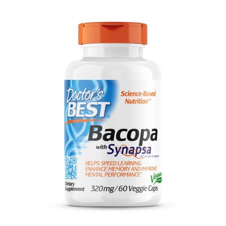 Doctor's Best Bacopa met Synapsa 320 mg 60 Veggie -capsules