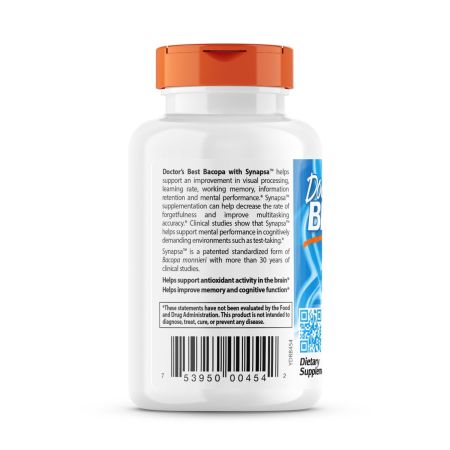 Najlepsza bacopa Doktora z Synapsa 320 mg 60 warzyw warzywnych