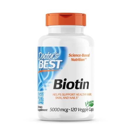 Doctor's Best Biotin 5,000mcg 120 Veggie Capsule