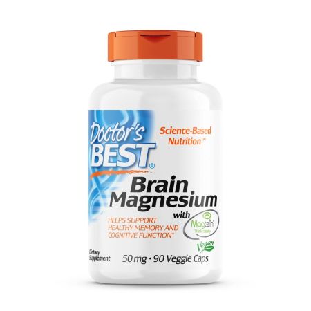 Doctor's Best Brain Magnesium with Magtein 50 mg 90 Veggie Capsules