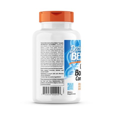 Doctor's beste calciumbotmakercomplex met mchcal en vitamk7, 180 capsules