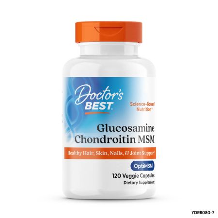 Doctor's Best Glucosamine Chondroitin MSM met OptimSM 120 capsules