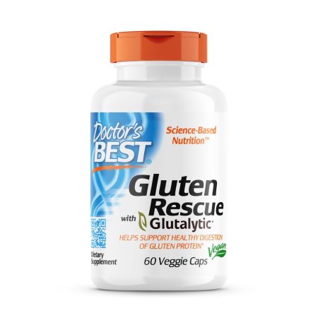 Doctor's beste gluten redding met glutalytische 60 vegetarische capsules