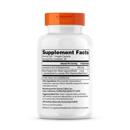 Doctor's Best High Absorption CoQ10 with BioPerine