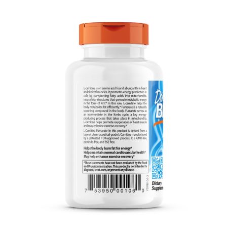 Cel mai bun fumarate de lcarnitină doctor cu carnitine biosint, 855 mg 60 capsule veggie