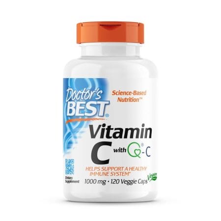 Doctor's Best Vitamin C with QC 1,000 mg 120 Veggie Capsules