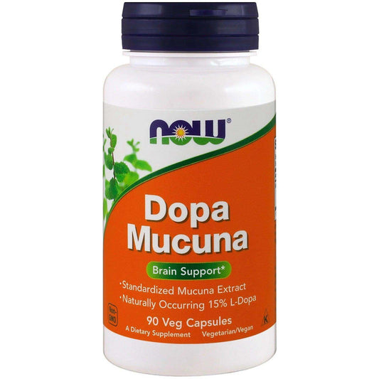 Dopa Mucuna 90 Capsules - Now Foods - welzo