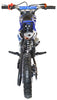 Petrol Mini Dirt Bike for Kids 50cc – Pull Start, 2-Stroke Engine, Vented Disc Brakes, Ages 6–12 – Blue