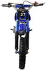 Petrol Mini Dirt Bike for Kids 50cc – Pull Start, 2-Stroke Engine, Vented Disc Brakes, Ages 6–12 – Blue