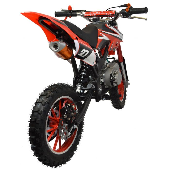 BETORL MINI DIRT BILIKE za djecu 50cc-Povucite start, 2-prazni motor, kočnice za odzračivanje, u dobi od 6 do 12-plava boja
