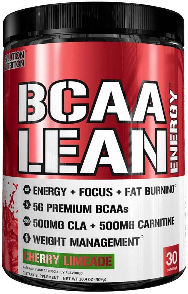 EVLution Nutrition BCAA Lean Energy, Cherry Limeade - 309 grams