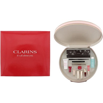 Clarins Women's Gift Set Active Face Wash 30ml +Smooth Shave 50ml +Super Moisture Balm 12ml Essentials Kit