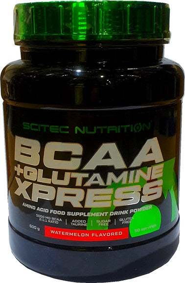 SciTec BCAA + Glutamine XPress, Apple - 600 grams