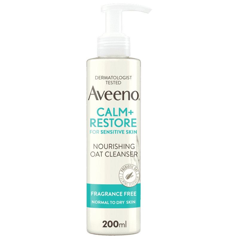 Aveeno Calm + Restore Nourishing Oat Cleanser 200ml - welzo