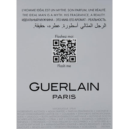 Guerlain L'Homme Ideal Eau de Toilette for Men 100ml