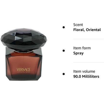 Crystal Noir Versace Eau de Toilette Spray 90mL