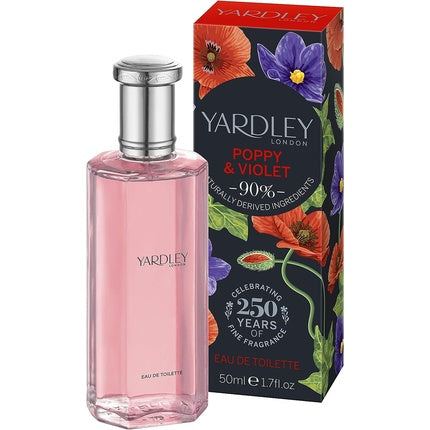 Yardley London Poppy and Violet Eau de Toilette 50ml