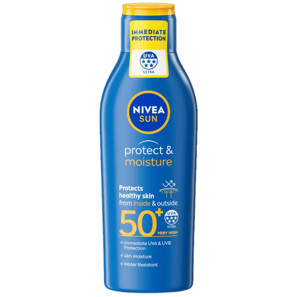 Nivea Sun Protect & Moisture Lotion SPF50+ UVA 5* 200ml - welzo