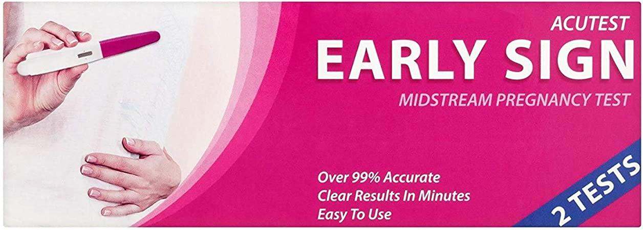 Early Sign Midstream Pregnancy Test 2 Pack - welzo