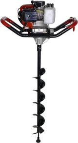 52cc Petrol Earth Auger – Fence Post Hole Borer, Ground Drill & 2 Extensions