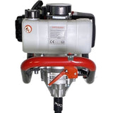 52cc benzine Earth Auger hek na gat borer grondboor en 2 extns