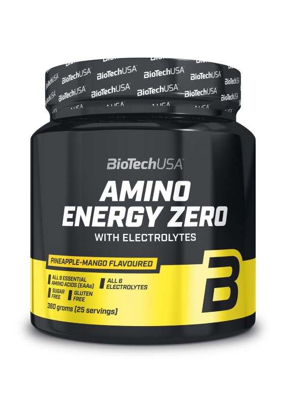 BioTechUSA Amino Energy Zero with Electrolytes, Peach Ice Tea - 360 grams