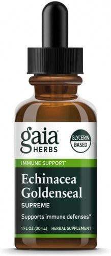 Echinacea Goldenseal Supreme, 1 fl oz (30ml) - Gaia Herbs - welzo