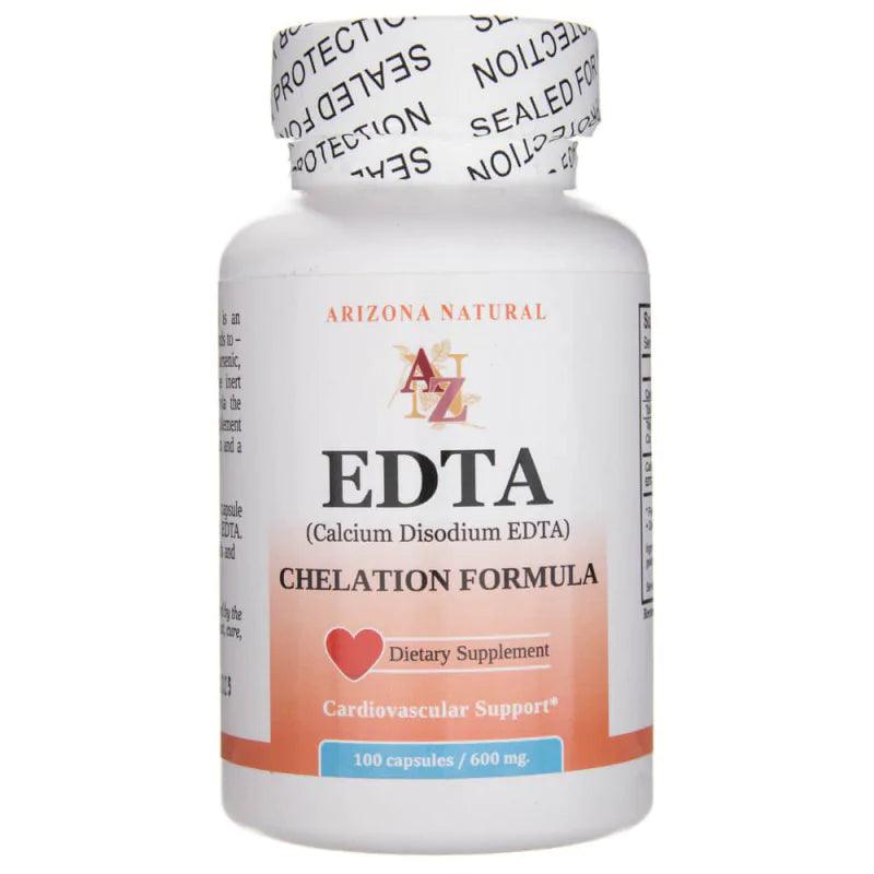 EDTA (Calcium Disodium EDTA) 600 mg, 100 Capsules - Arizona Natural - welzo
