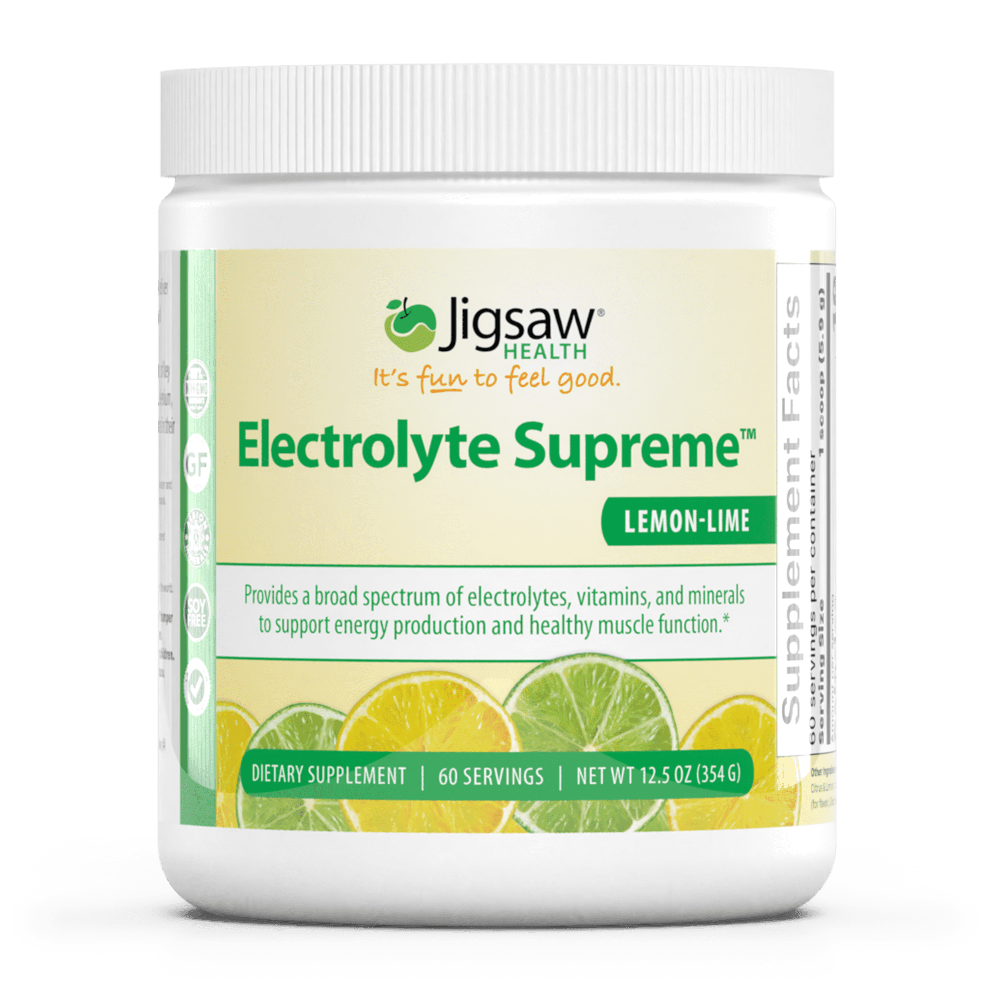 Electrolyte Supreme™ Lemon Lime flavour, 330 g - Jigsaw Health - welzo