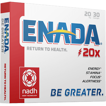 Enada NADH (Co-Enzyme 1) 20mg 30 Lozenges - Enada - welzo