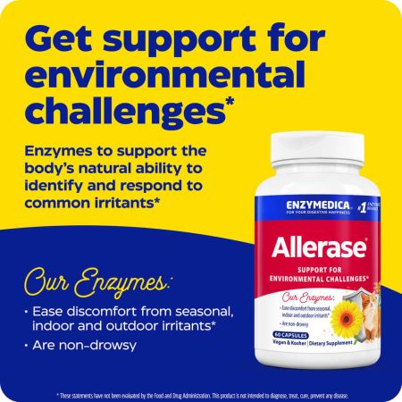 Enzymedica allerase 60 capsules