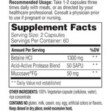 Enzymedica Betaine HCI 600mg
