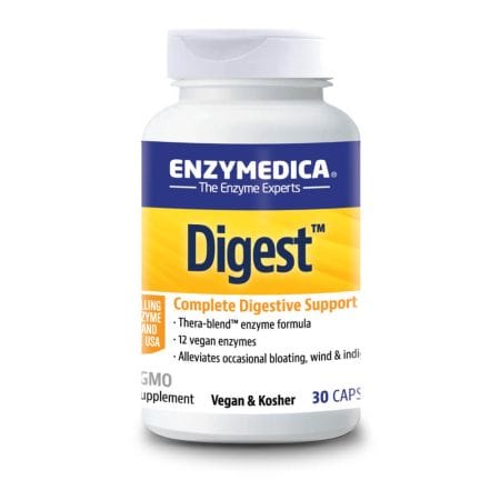 Enzymedica Digest multi-enzyme digestive supplement available at Welzo