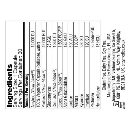 Enzymedica digest 30 capsules (label britannique)