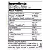 Enzymedica Digest Basic Capsules (UK Label)