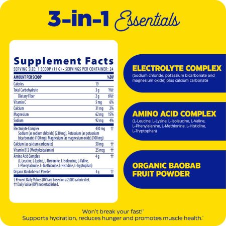 Enzymedica faste i dag 264g tropisk ananas smag