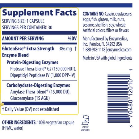 Enzymedica gluteenise lisatugevus 30 kapslit