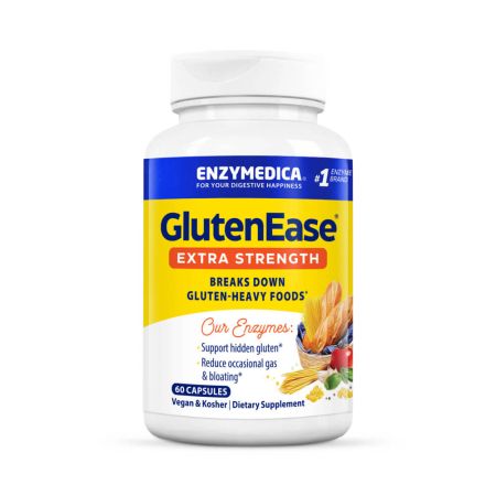 Enzymedica glutenease допълнителна якост 60 капсули