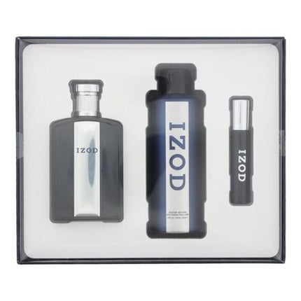 Izod 3 Piece Gift Set for Men - EDT 100ml, EDT 15ml, Body Spray 200ml