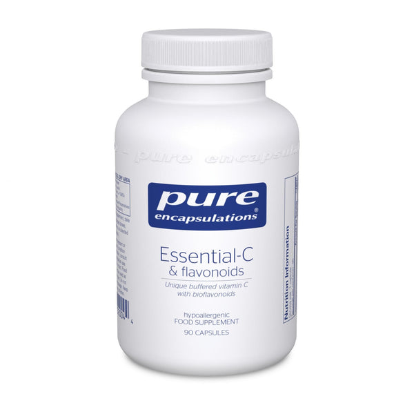 Essential-C & Flavonoids 90 Capsules – Pure Encapsulations - welzo