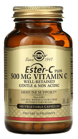 Ester-C Plus Vitamin C, 500 mg (100 capsules) - Solgar - welzo