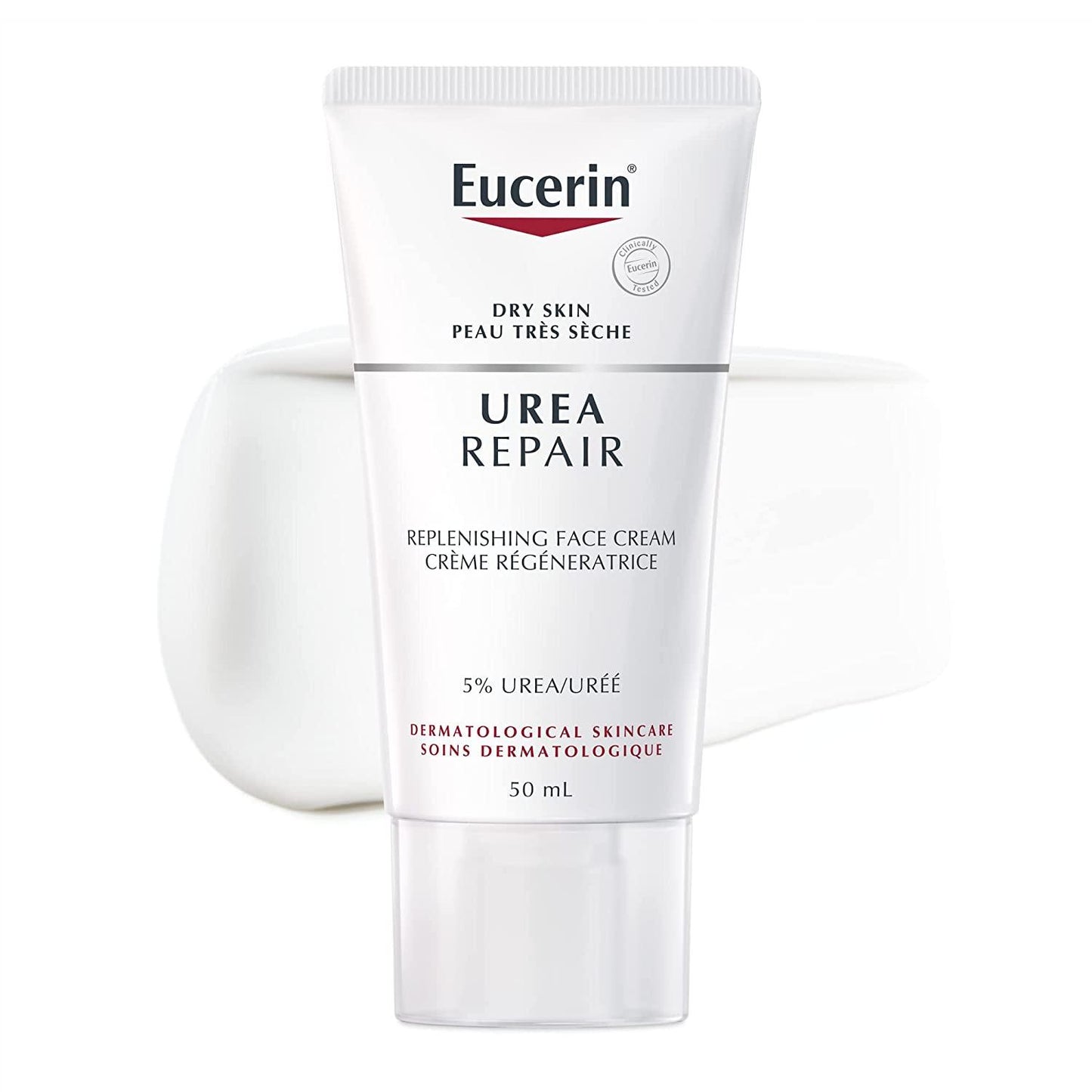 Eucerin UreaRepair Replenishing Face Cream 5% Urea 50ml - welzo