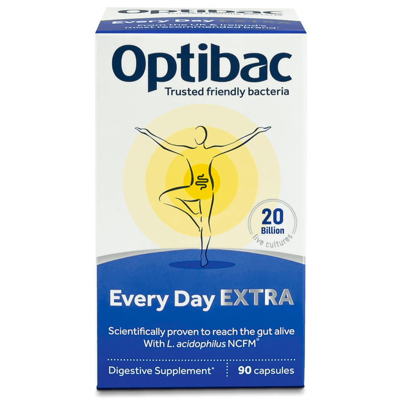 Every Day EXTRA Vegan Probiotic, 90 capsules - OptiBac - welzo