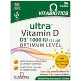 Vitabiotics ultra Vitamin 1000 IU 96 Tablets - welzo