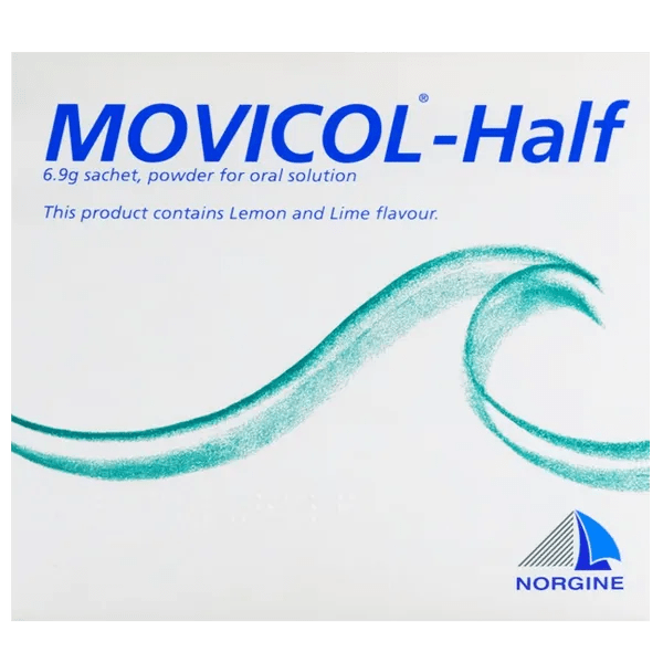 Πακέτο σακχάρων Movicol-Half Powder των 30