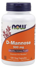 NOW Foods D-Mannose, 500mg - 240 vcaps